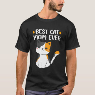 Camiseta Mejor Madre Gata Calico Madre Kitty Gato