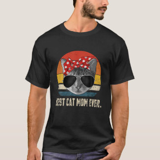 Camiseta Mejor Madre Gata Jamás Vintage Retro Gato Mami Gat
