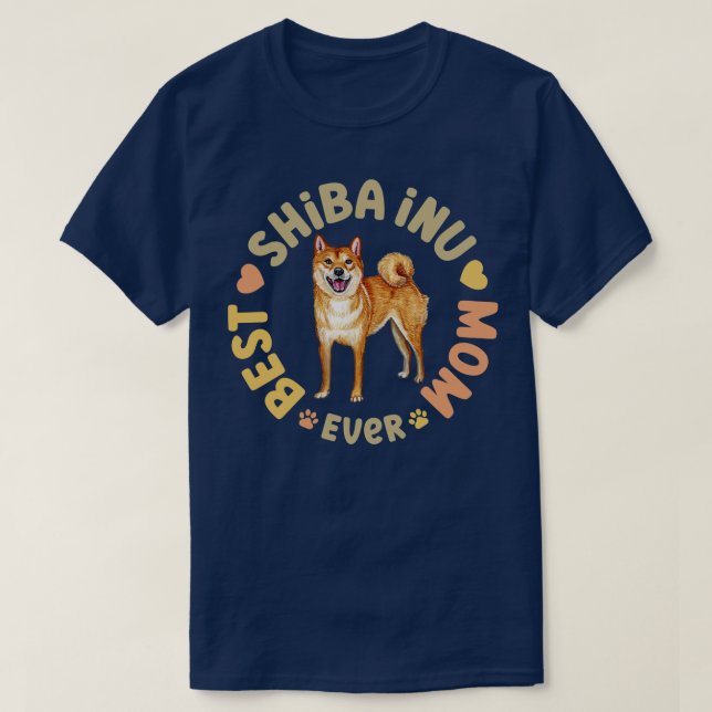 Camiseta Mejor Madre Inu Shiba (Diseño del anverso)