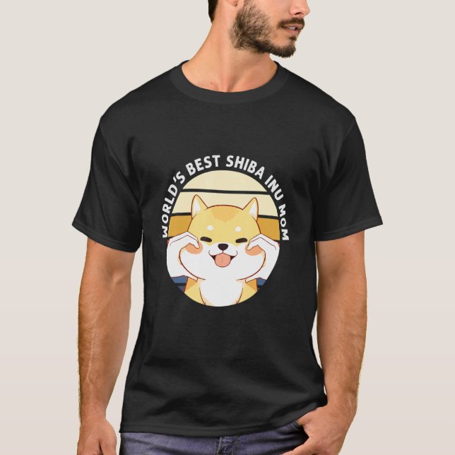 Camiseta Mejor Madre Inu Shiba del Mundo (Anverso)