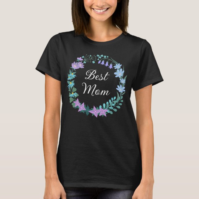 Camiseta Mejor Madre Madre Floral Bluebells Greeneration Wr (Anverso)