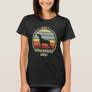 Camiseta Mejor Madre Perro - Vintage Weim Weimaraner