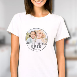 Camiseta Mejor Madre Personalizado Foto Madre Madre