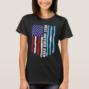 Camiseta Mejor Madre que nunca Estados Unidos Bandera de So
