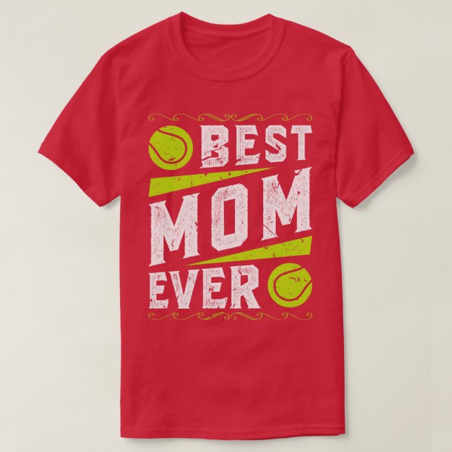 Camiseta Mejor Madre Tenis (Diseño del anverso)