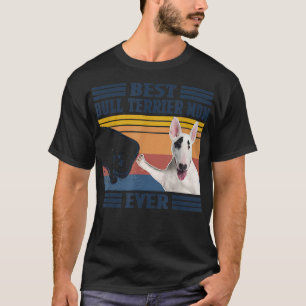 Camiseta Mejor Madre Terrier Bull Día de Madre Vintage 
