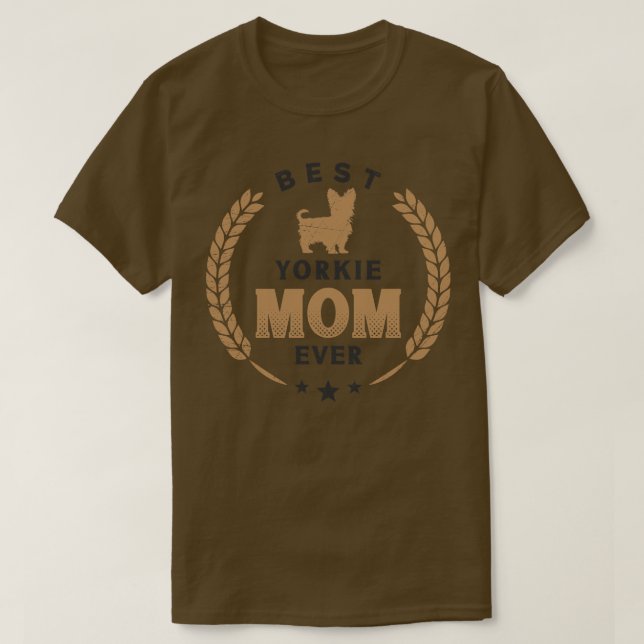 Camiseta Mejor Madre Yorkie que nunca Cute Yorkshire Terrie (Diseño del anverso)