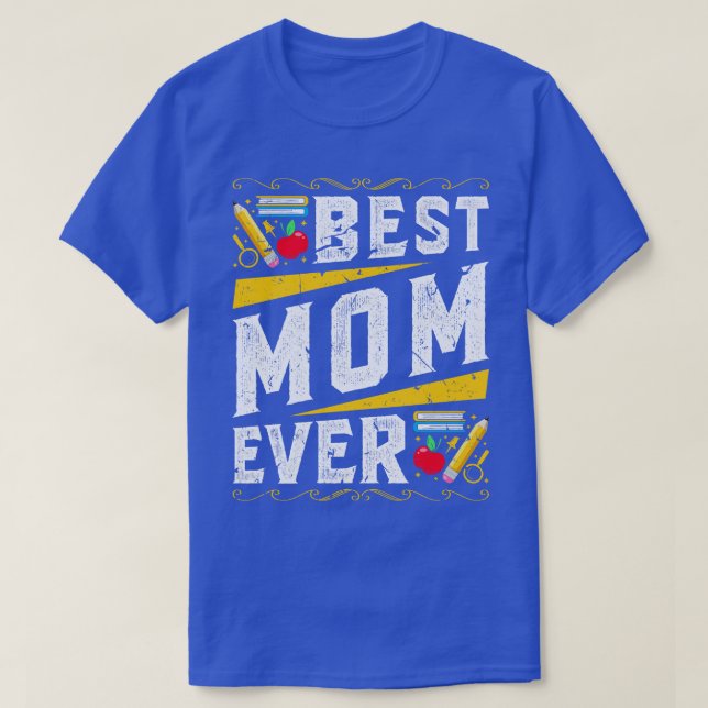 Camiseta Mejor Maestra De Mamá (Diseño del anverso)
