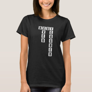 Camiseta Mejor Maestría en Rompecabezas