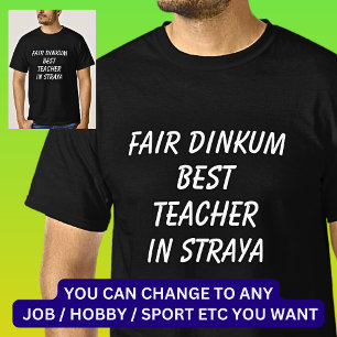 Camiseta Mejor MAESTRO de Dinkum en Straya