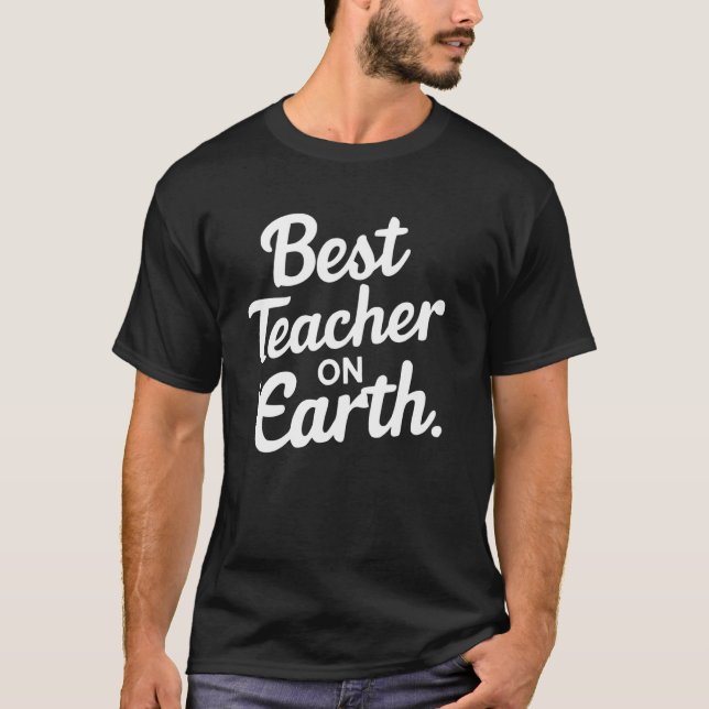 Camiseta Mejor maestro de la Tierra (Anverso)