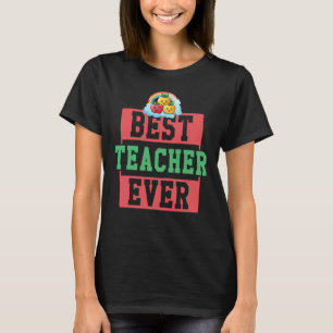 Camiseta Mejor maestro jamás, vida de maestro