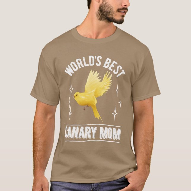 Camiseta Mejor Mamá Canaria del Mundo Regalo de Amo Ave (Anverso)