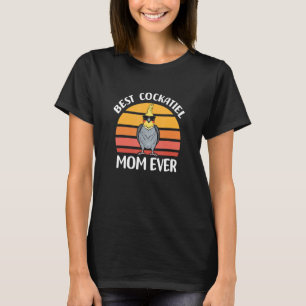 Camiseta Mejor Mamá Cockatiel Mascota Loro de Aves Cockatie