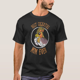 Camiseta Mejor Mamá Cockatiel Volando De Birb Wing Parrot B
