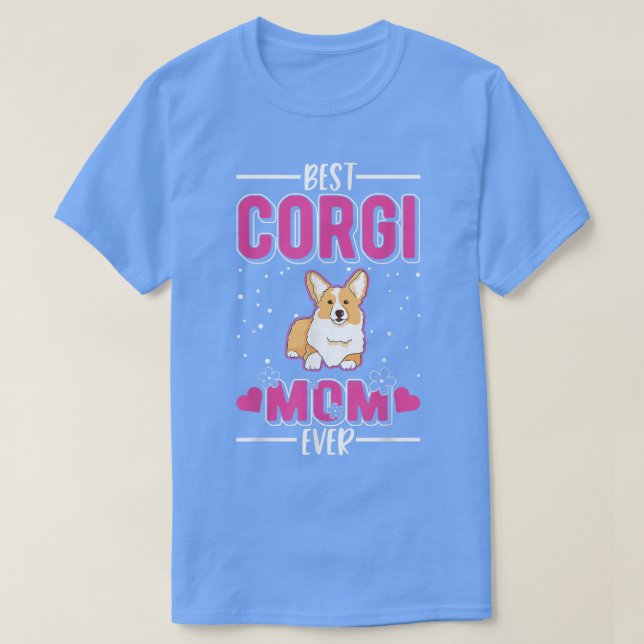 Camiseta Mejor Mamá Corgi (Diseño del anverso)