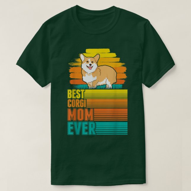 Camiseta Mejor Mamá Corgi (Diseño del anverso)