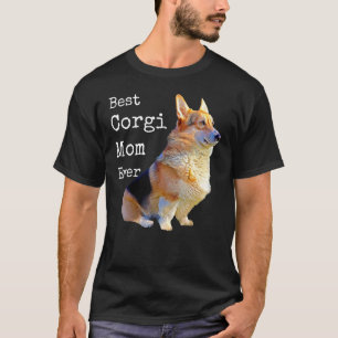 Camiseta Mejor Mamá Corgi del Mundo Pembroke Welsh