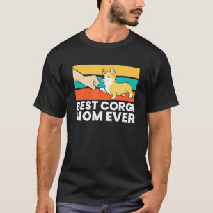Camiseta Mejor Mamá Corgi Que Alguna Vez Ama Corgi Perros C