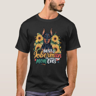 Camiseta Mejor Mamá de Doberman de Todos los Tiempos