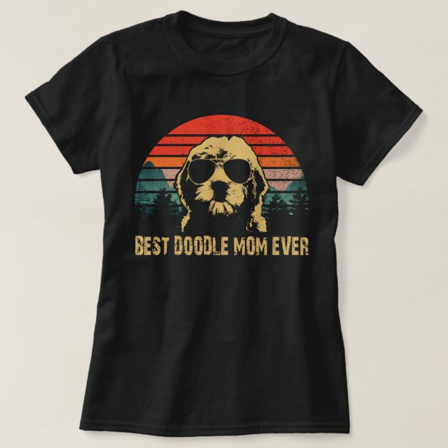 Camiseta mejor mamá de garabatos nunca (Diseño del anverso)