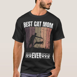 Camiseta mejor mamá de gatos