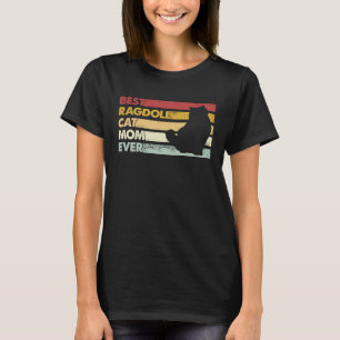 Camiseta Mejor Mamá de Gatos del Mundo Madre Gato Ragdoll