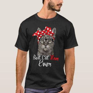 Camiseta Mejor Mamá de Gatos del Mundo  Mamá Gatuna Día de 