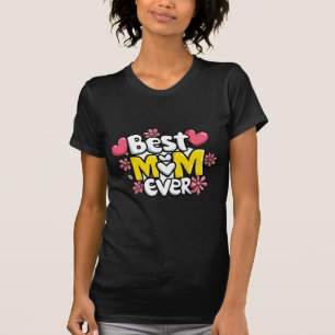 Camiseta Mejor Mamá de la Historia - Kawaii Doodle Style co