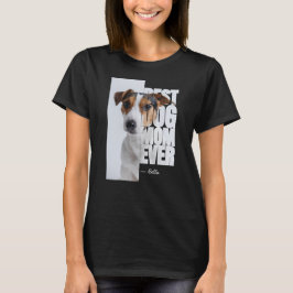 Camiseta Mejor Mamá de Perro Original Personalizada con Fot
