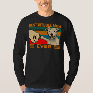 Camiseta Mejor Mamá De Pitbull Para Los Amantes Del Perro