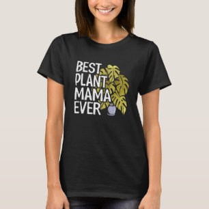Camiseta Mejor Mamá de Plantas Jardín Diseñador de Jardines