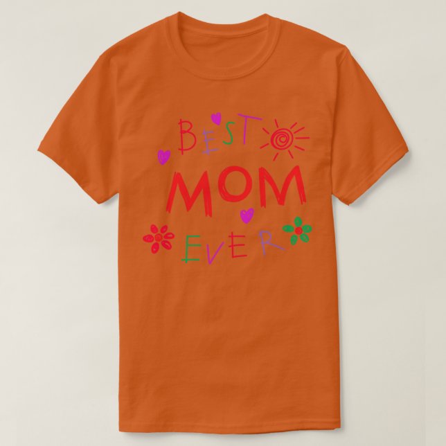 Camiseta Mejor mamá de todos los 5 (Diseño del anverso)