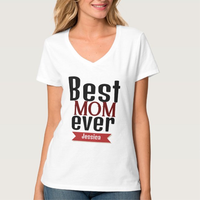 Camiseta mejor mamá de todos los tiempos, mamá mamá mamá pe (Anverso)