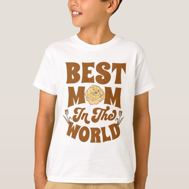 Camiseta Mejor Mamá del Mundo (Anverso)