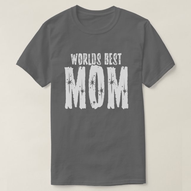 Camiseta Mejor Mamá del Mundo 3 (Diseño del anverso)