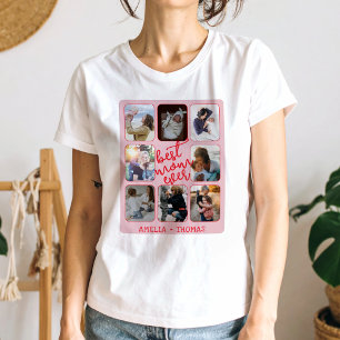 Camiseta Mejor Mamá del Mundo Collage de Fotos