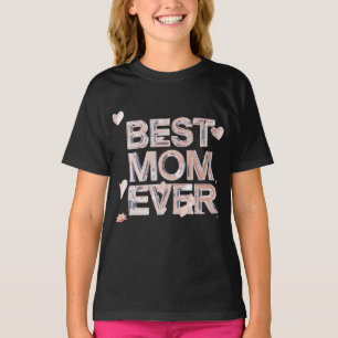 Camiseta Mejor Mamá del Mundo Vidrio Diseño 3D   Regalo Mod