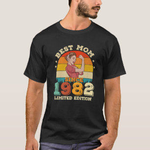 Camiseta Mejor Mamá Desde 1982 Hija Matando El Día De La Mu