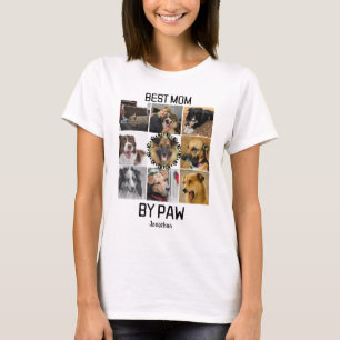 Camiseta Mejor Mamá Divertida Por Paw Personalizado 9 Colla