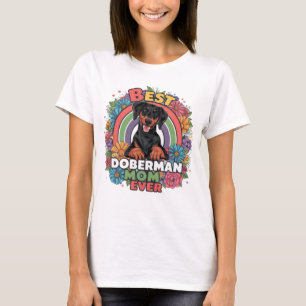 Camiseta Mejor Mamá Doberman de Todos los Tiempos
