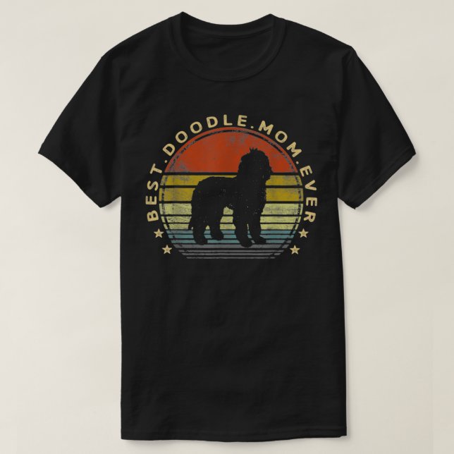 Camiseta Mejor Mamá Doodle Nunca Labradoodle Golden Doodle  (Diseño del anverso)