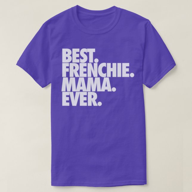 Camiseta Mejor Mamá Francesa (Diseño del anverso)
