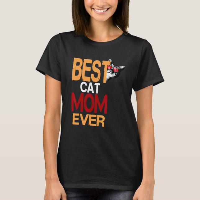 Camiseta Mejor Mamá Gata Nunca 2 (Anverso)