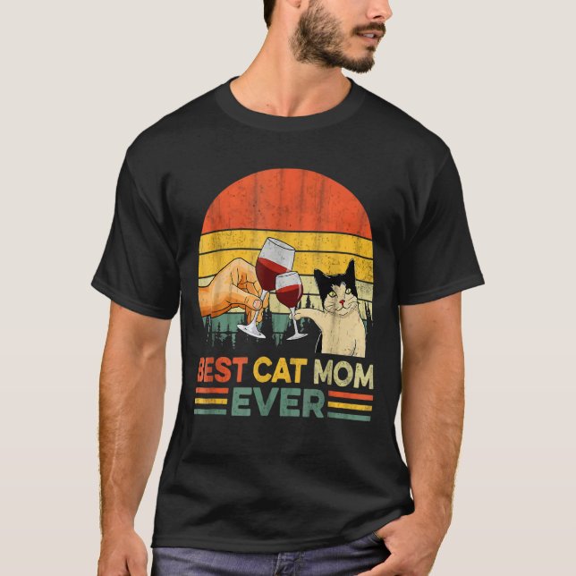 Camiseta Mejor Mamá Gato - Ideal para los amantes de la mas (Anverso)