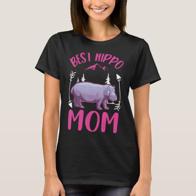 Camiseta Mejor Mamá Hippo (Anverso)