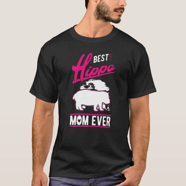 Camiseta Mejor Mamá Hippo (Anverso)