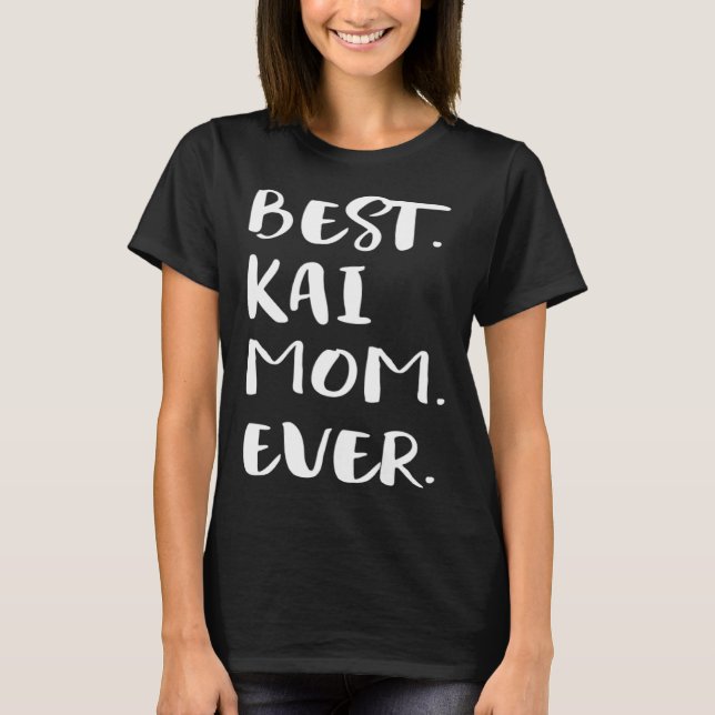 Camiseta Mejor Mamá Kai Ever Kai Ken Kai Inu (Anverso)