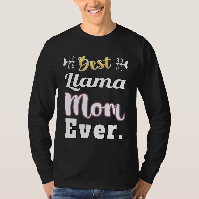 Camiseta Mejor Mamá Llama (Anverso)
