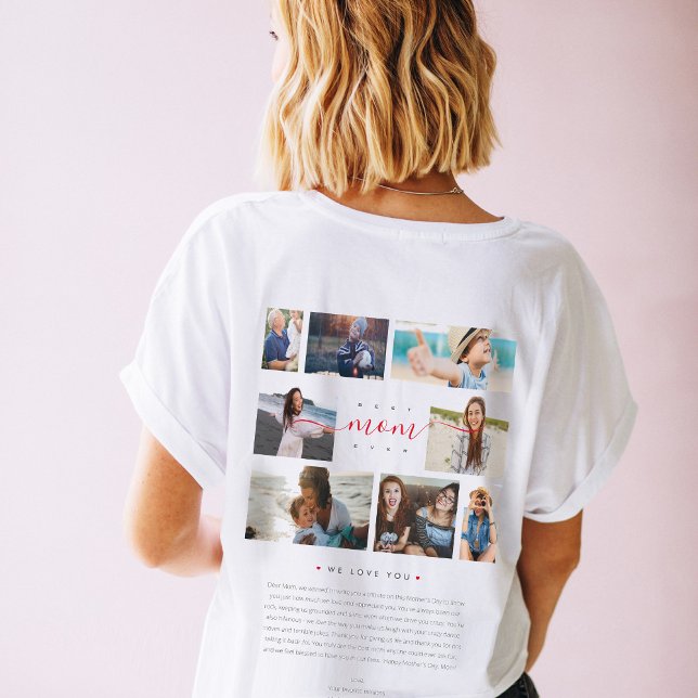 Camiseta Mejor Mamá Moderna Nunca Ocho Carta Graciosa De Mu (Subido por el creador)